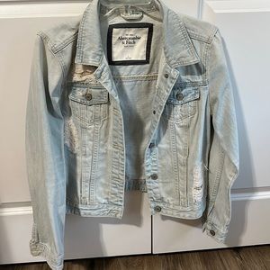 Distressed Light Jean Jacket